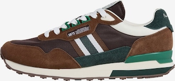 Baskets basses Pepe Jeans en marron : devant