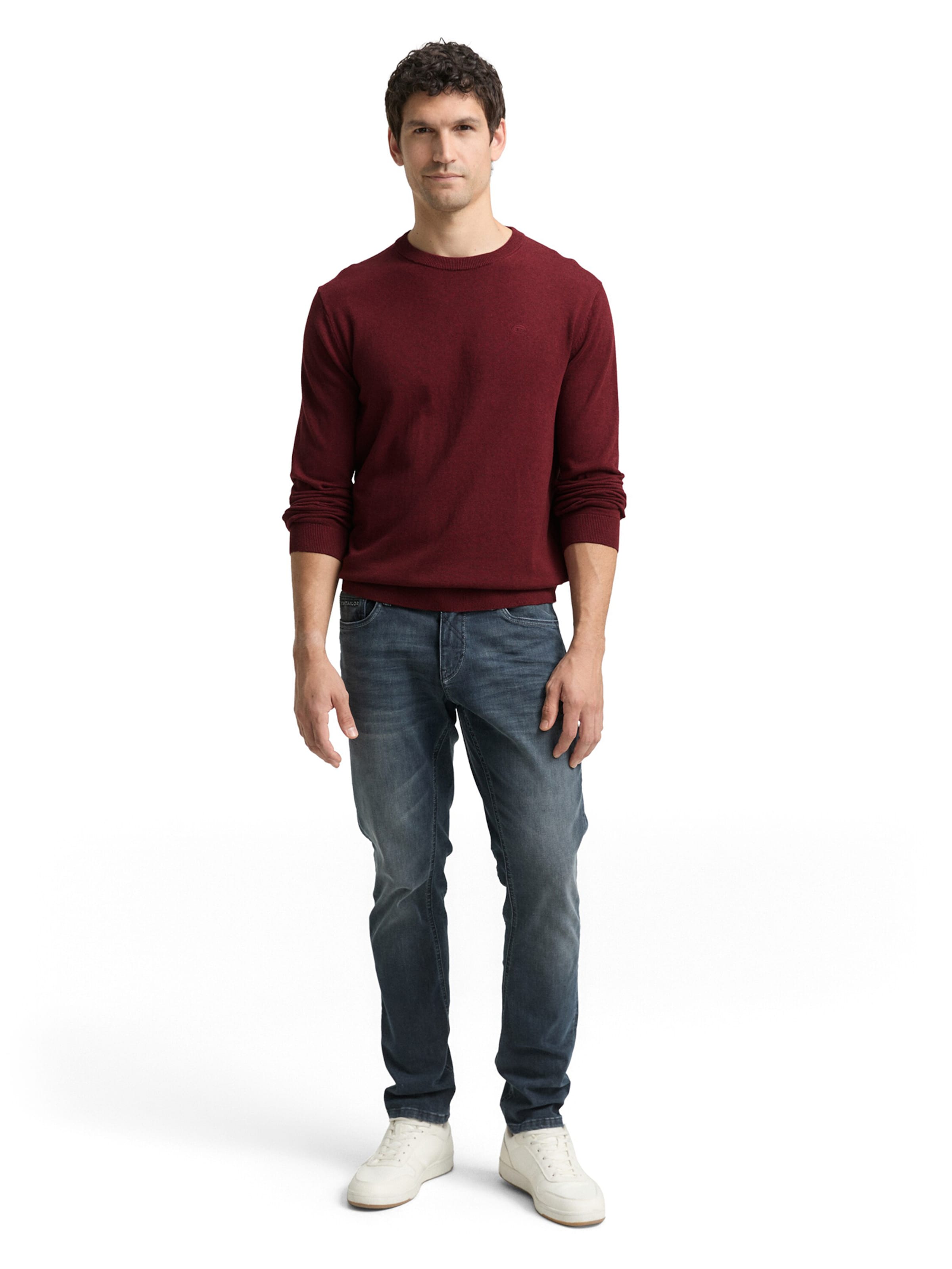 sarkans TOM TAILOR Džemperis