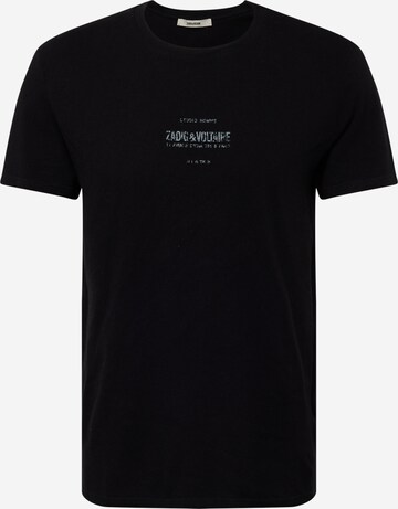 Zadig & Voltaire T-shirt 'JETTY' i svart: framsida