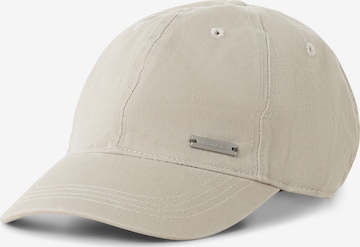 Casquette Nils Sundström en beige : devant