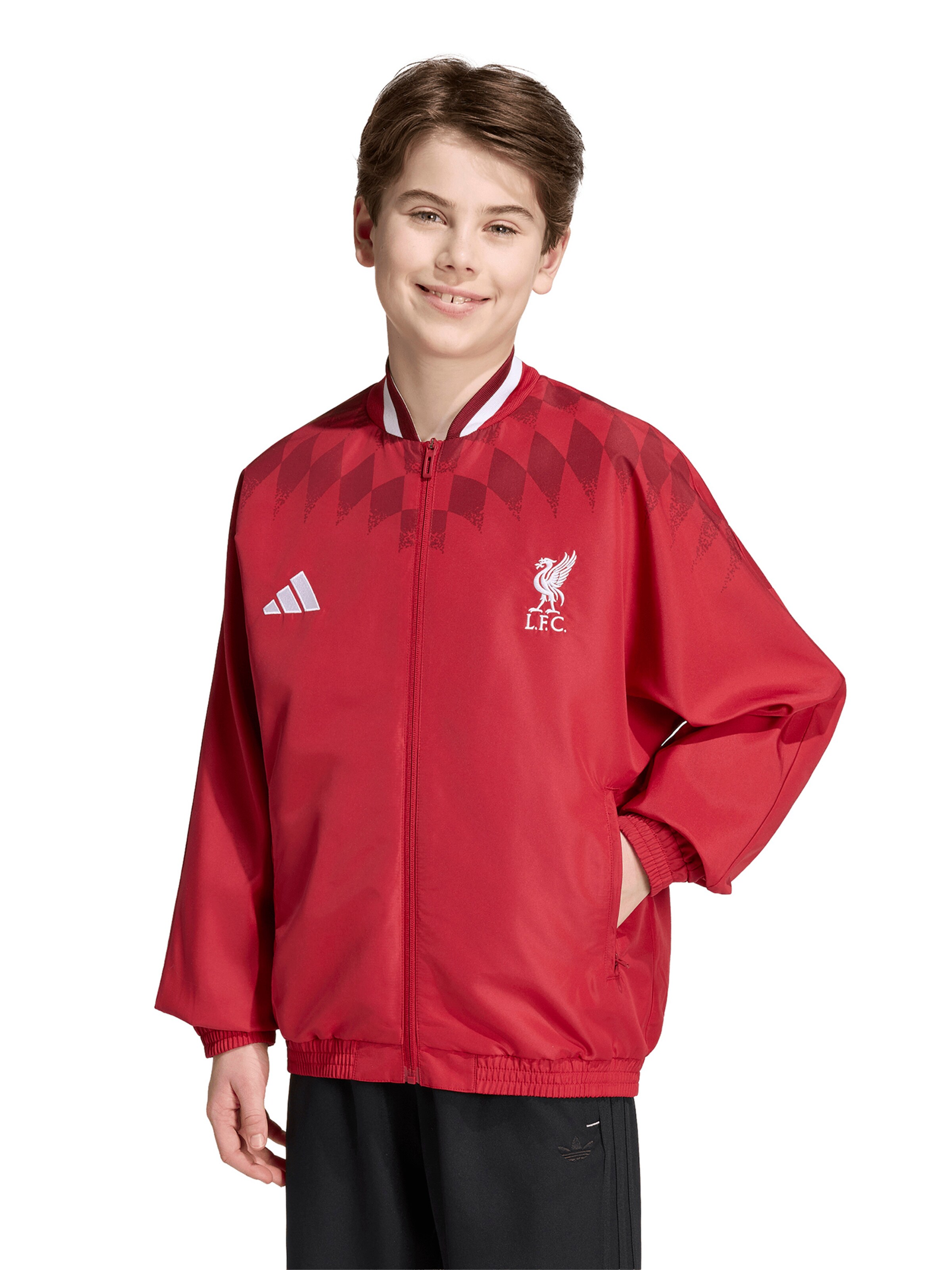 ADIDAS PERFORMANCE Športová bunda - Červená: predná strana