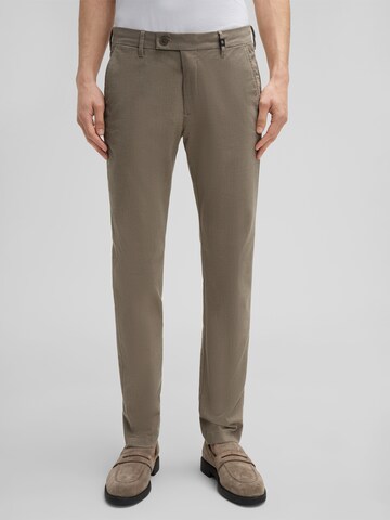 STRELLSON Slimfit Chino ' Code ' in Beige: voorkant