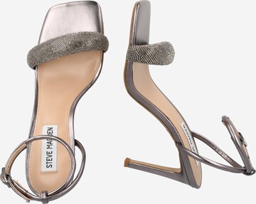 STEVE MADDEN Strap Sandals 'Entice' in Grey