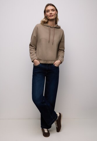 STREET ONE Sweatshirt in Brown