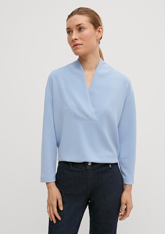 COMMA Sweatshirt in Blue: front