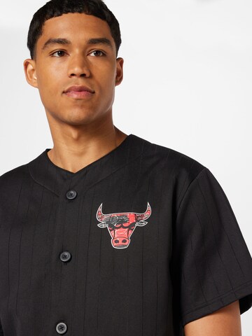 Regular fit Camicia 'Chicago Bulls' di NEW ERA in nero