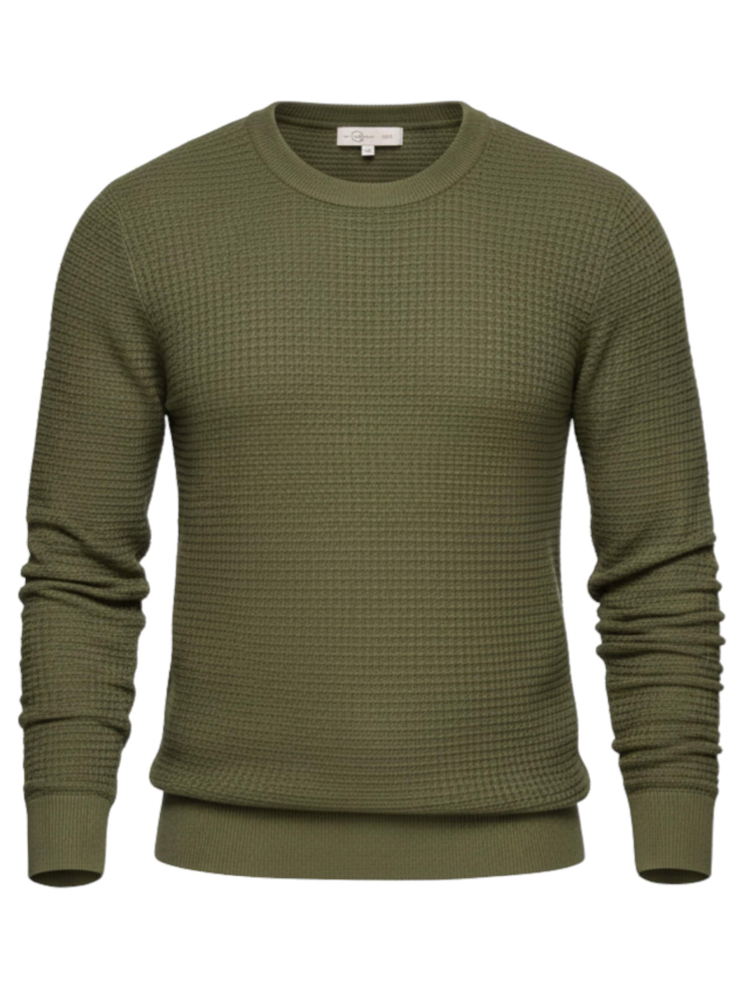 Ombre Trui 'OM-SWSW-0181' in Groen: voorkant