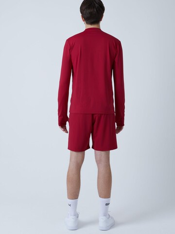 SPORTKIND Performance shirt 'Langarmshirt High-Neck' in Red