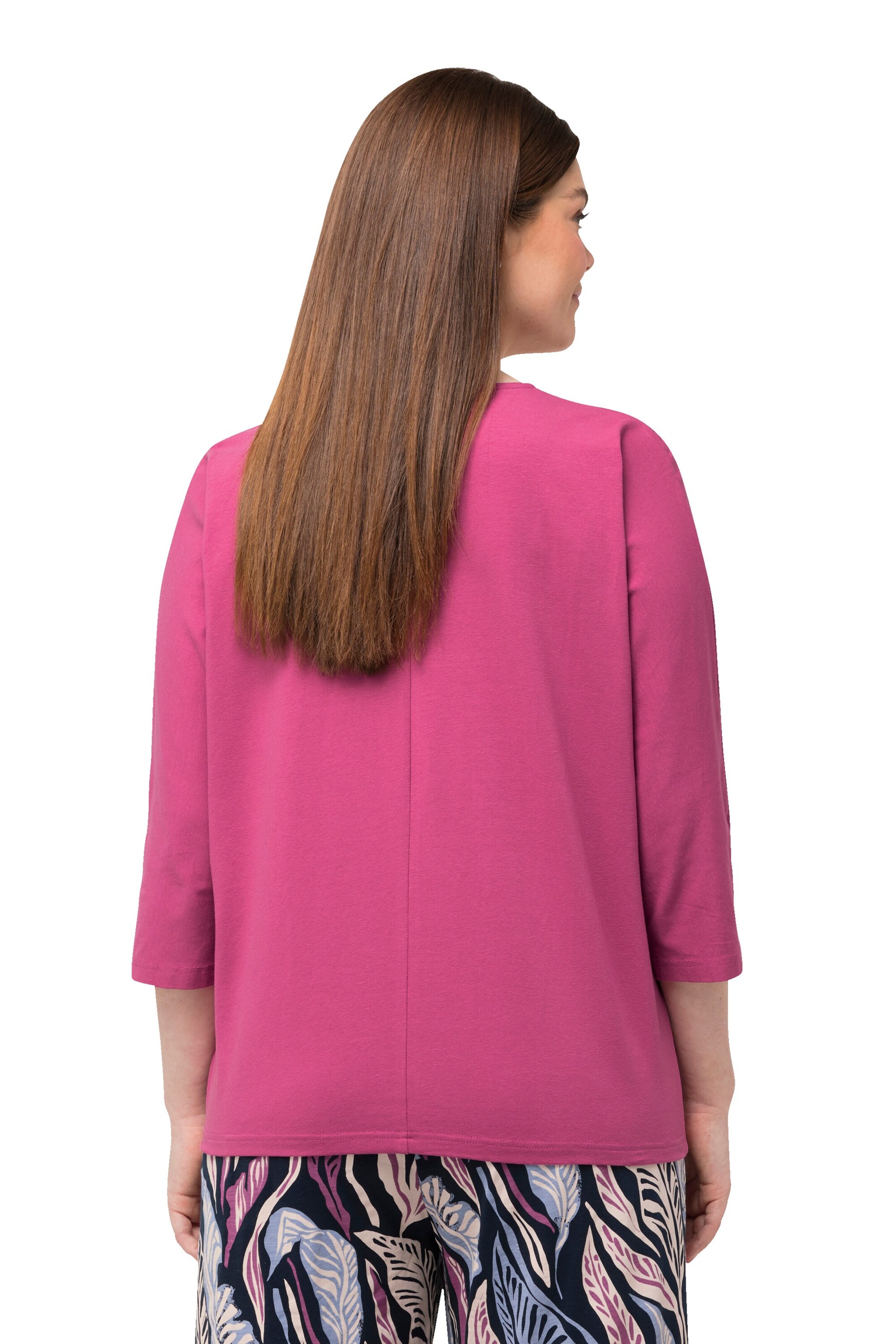 T-shirt Ulla Popken en rose