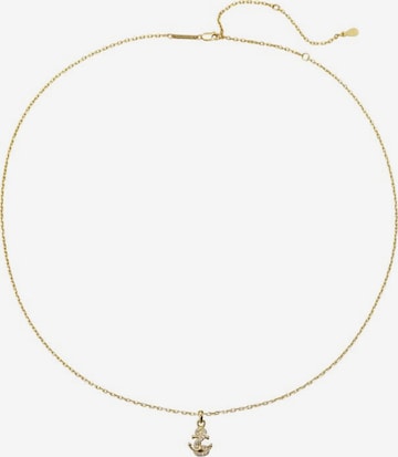 Collana 'Anchor Sparkle' di Hey Happiness in oro: frontale