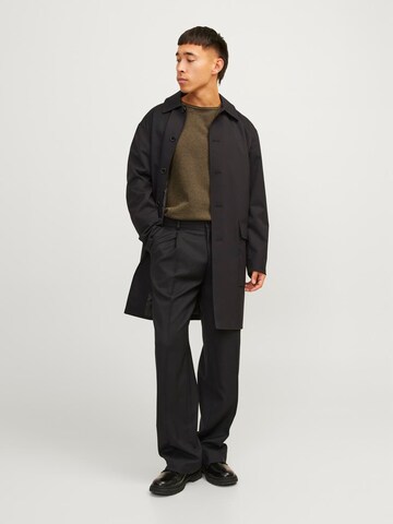 JACK & JONES Regular Fit Pullover 'JJEHill' i brun