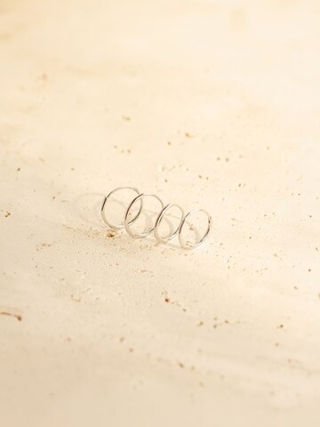 Hey Happiness Oorbel 'Slim Hoop' in Zilver