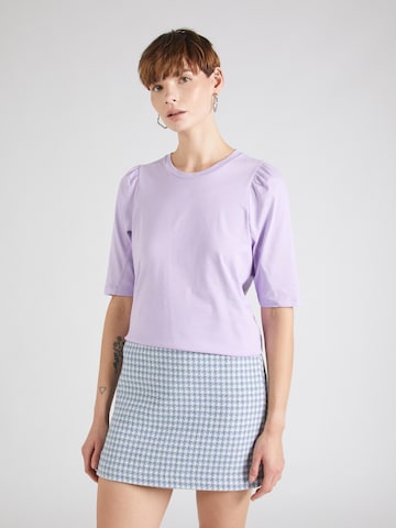 purpurinė MSCH COPENHAGEN Marškinėliai 'Tiffa Logan': priekis