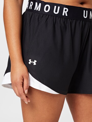 UNDER ARMOUR Regular Workout Pants 'Play Up' in Black