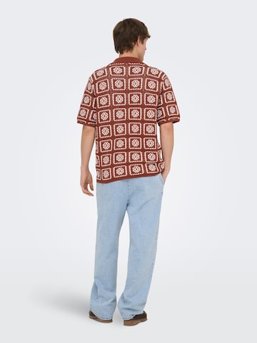 Only & Sons - Jersey 'ONSBART' en marrón