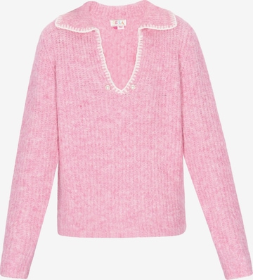 IZIA Oversized neulepaita värissä vaaleanpunainen: etupuoli