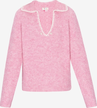 IZIA Свитер оверсайз в Розовый / Белый, Обзор товара