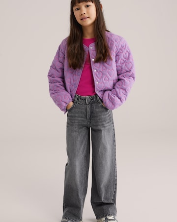 WE Fashion Тениска 'Meisjes' в розово