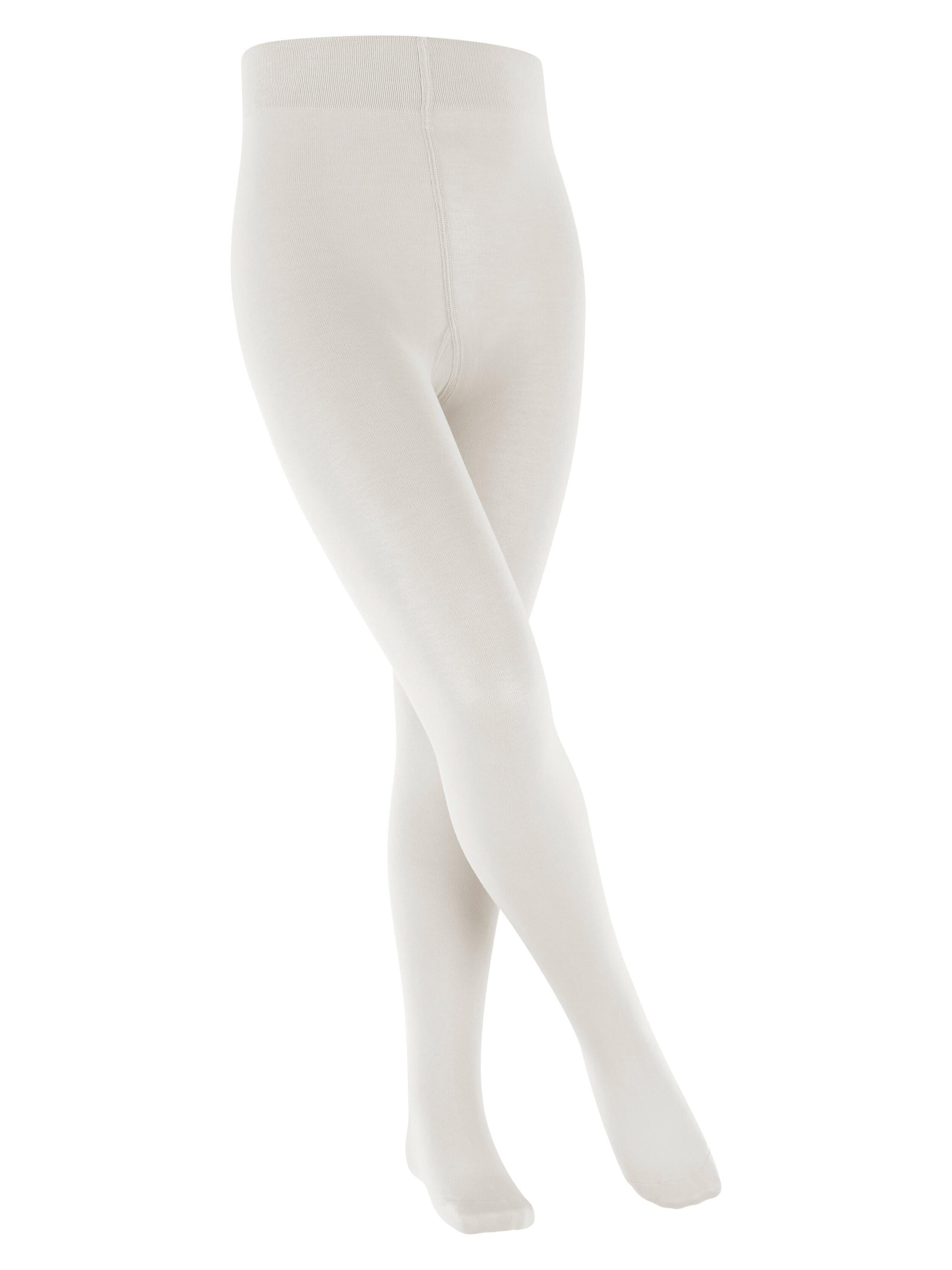 FALKE Tights 'Cotton Touch' in White: front