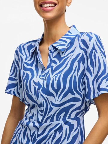 VILA Shirt dress in Blue