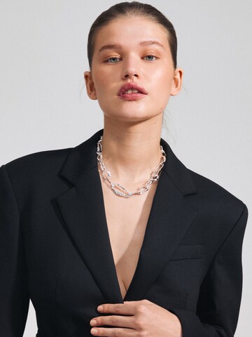 Pilgrim Ketting 'Believe' in Zilver: voorkant