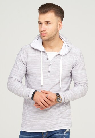 behype Sweatshirt 'JOSHA' in Grey