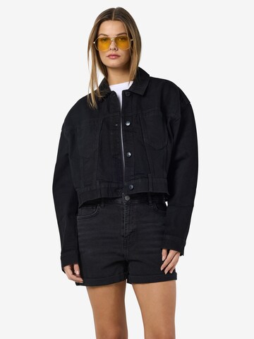 Veste mi-saison 'NMRONJA' Noisy may en noir : devant