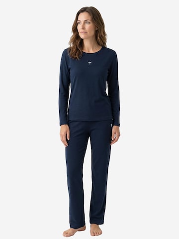 JOOP! Pyjama 'Cosy' in Blauw