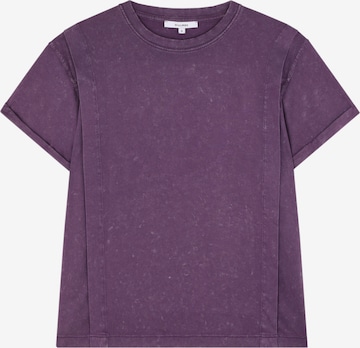 Scalpers Póló 'Lapel Marble' - lila: elől