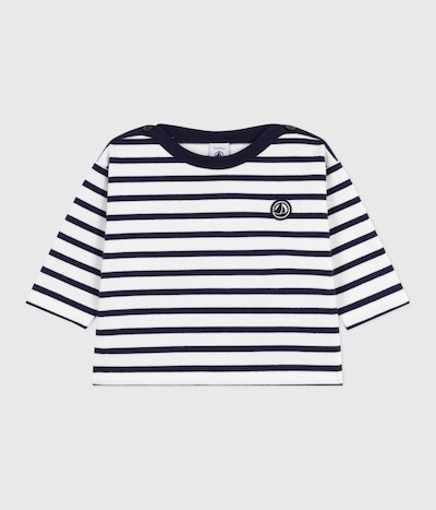 PETIT BATEAU Sweater in Dark blue / White, Item view