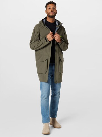 JACK WOLFSKIN Between-seasons coat '365 FEARLESS PARKA' in Green