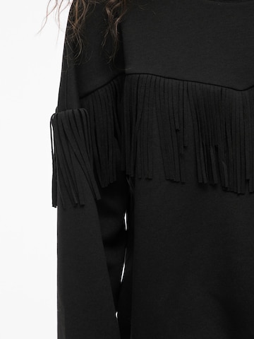 VILA Sweatshirt 'VIReflect' in Zwart