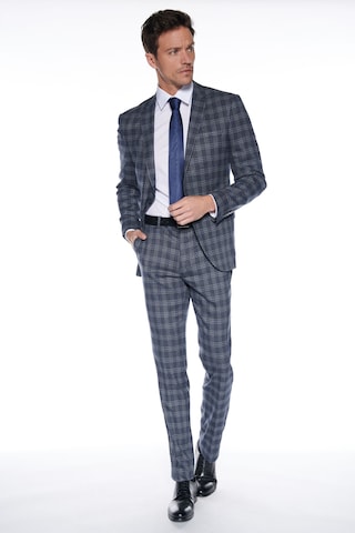 Steffen Klein Slim fit Suit in Blue: front