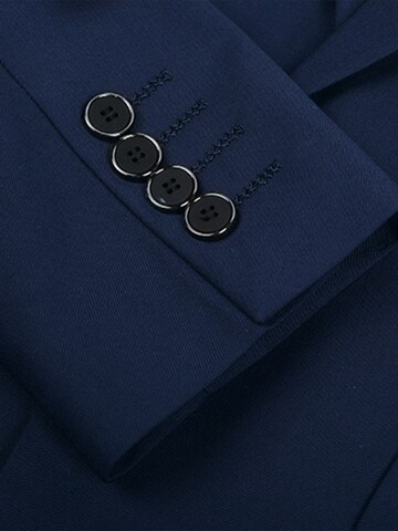 YOUTHUP Slim fit Suit 'Drittel' in Blue