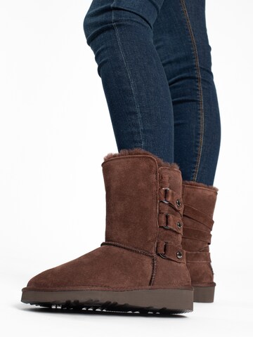 Gooce Boots 'Binger' in Brown: front