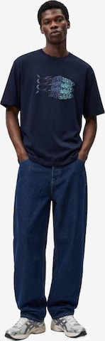LTB Jeans Shirt 'LTB Jeans Herren-T-Shirt mit Aufdruck' in Blue: front