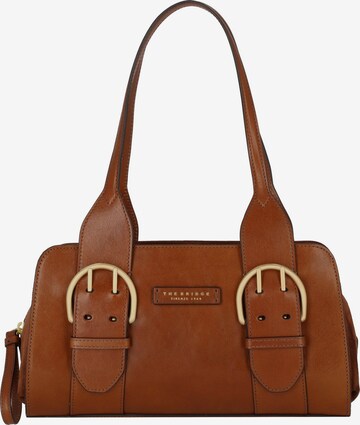 The Bridge Shoulder Bag 'Elena' in Brown: front