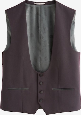 Next Suit vest in Red: front