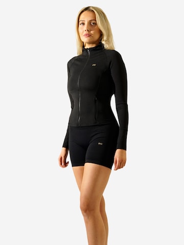 OYOJ Träningsjacka 'Shape Performance Zip Jacket - Black' i svart