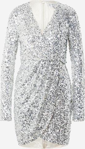 Robe 'Jagger Sequin' Forever New en argent : devant