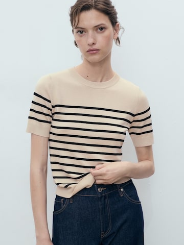 MANGO Pullover in Braun: Vorderseite