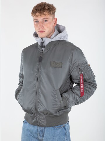 ALPHA INDUSTRIES Демисезонная куртка 'MA-1 D-Tec' в Серый