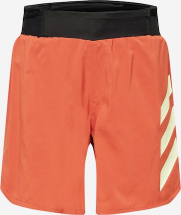 Pantalon de sport 'Agravic' ADIDAS TERREX en rouge : devant