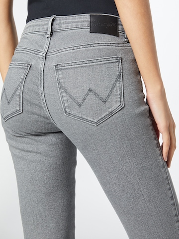 WRANGLER Скинни Джинсы в Серый