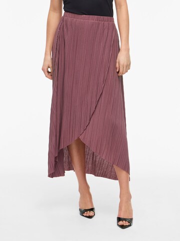 VILA Nederdel 'VIPlis' i pink: forside