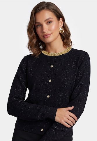 faina Knit Cardigan in Black