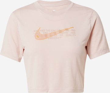 Tricou de la Nike Sportswear pe roz: față