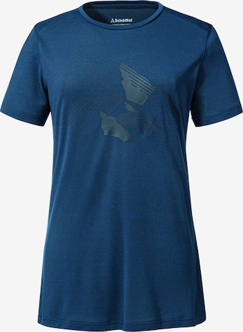 T-shirt fonctionnel 'Skyrup' Schöffel en bleu : devant