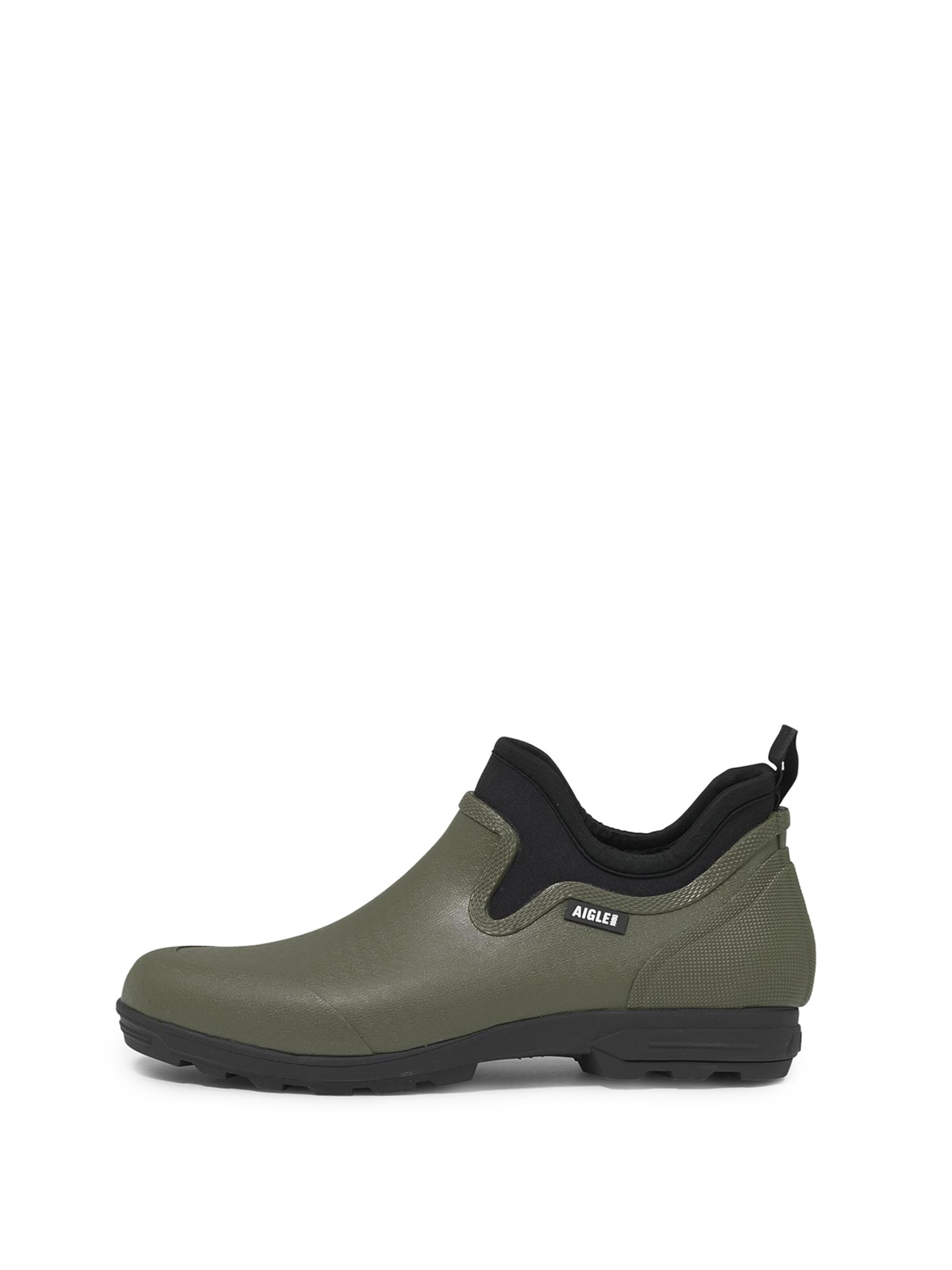 AIGLE Rubber boot 'Lessfor Plus' in Green: front