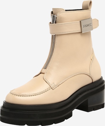 BRONX Boots in Beige: front